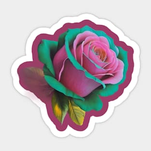 Pink Rose Sticker